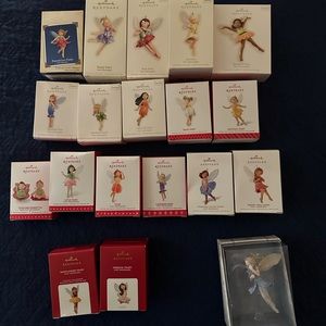Hallmark Fairy Keepsake ornament lot (19 total)